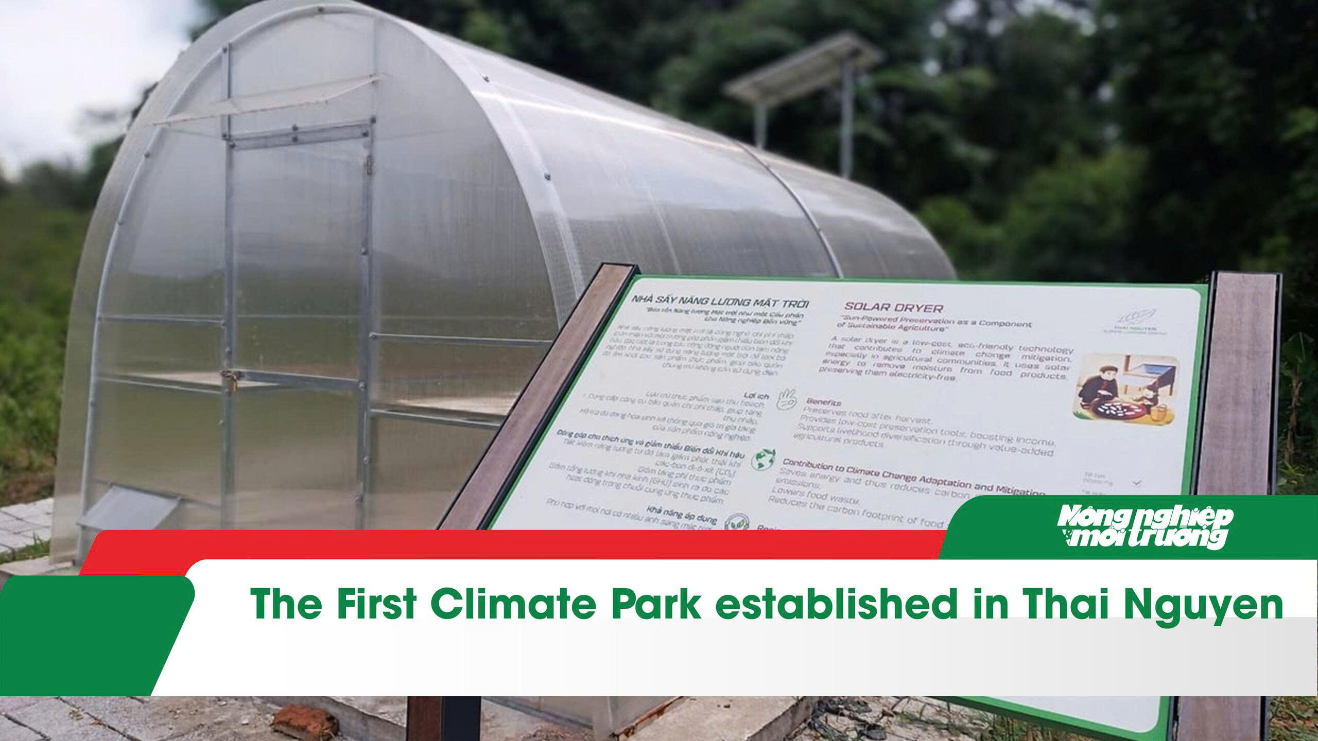 The First Climate Park established in Thai Nguyen