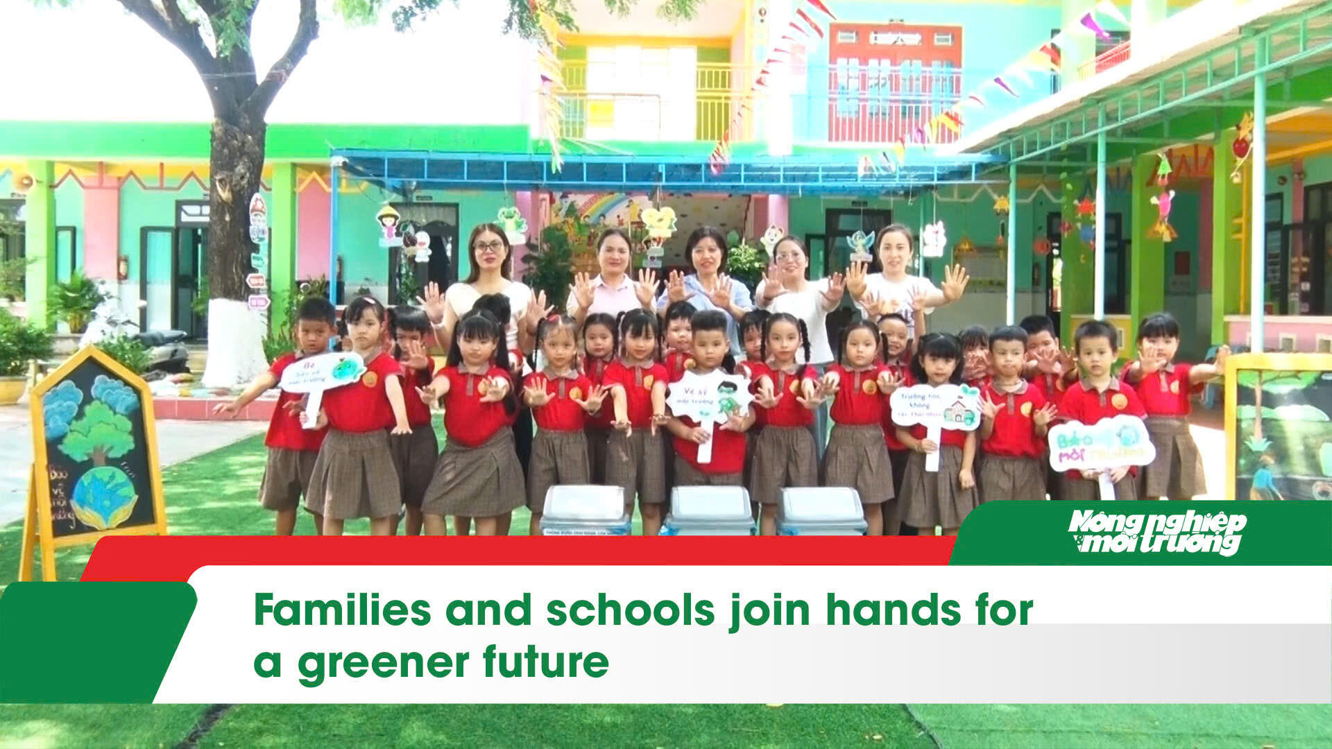 Families and schools join hands for a greener future